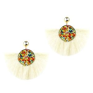 Fringe colourful earrings